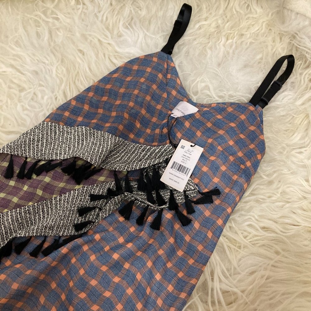 CINQ À SEPT Plaid Print Mini Dress - Picture 8 of 14